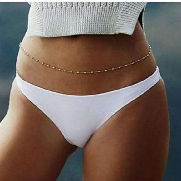 MODA ME COUTURE Jewelry - BOHO SILVER BELLY CHAIN